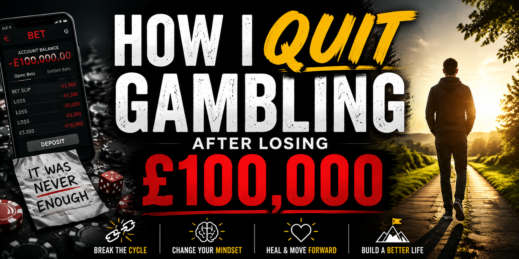 Read more about the article How I QUIT Gambling After Losing Over £100,000